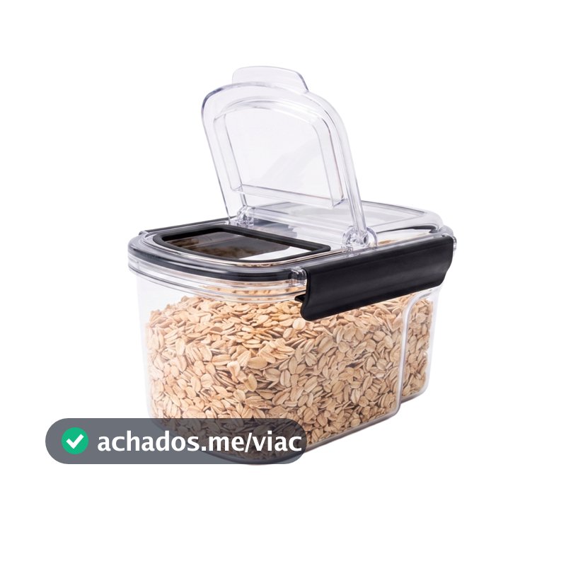 Porta Mantimentos Coza Easy 3 Tamanhos para Escolher - Cor Cristal