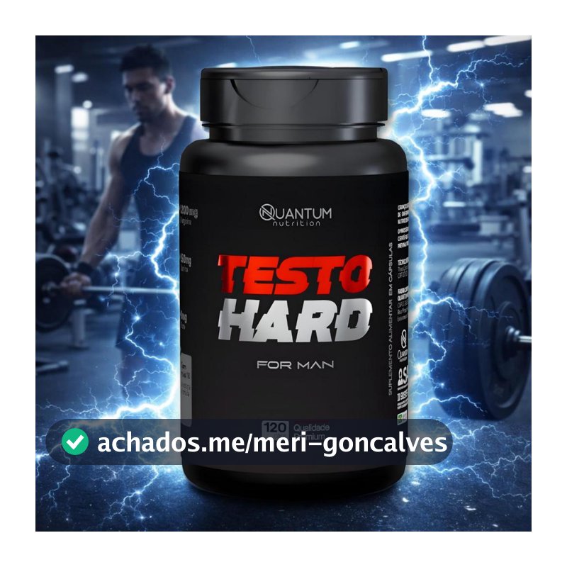 Testo Hard + Energia Pré Treino Pré Workout Ganho Massa Quantum Nutrition