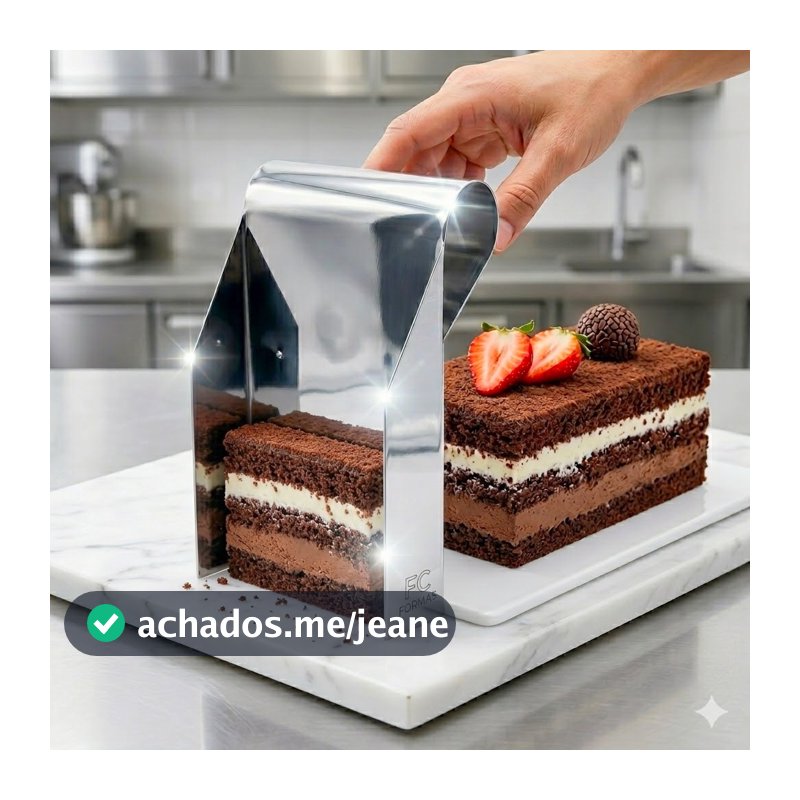 Espátula Para  Bolo- Fatias de 3,5 cm   100% INOX