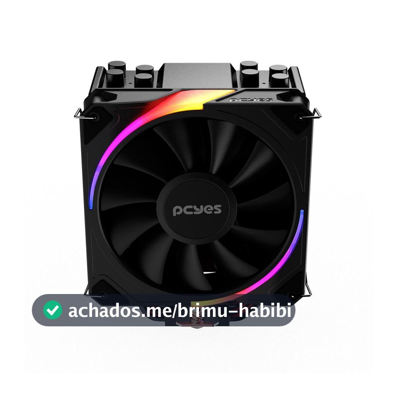 Cooler Para Processador Pcyes Frost Pulse Argb Black Vulcan