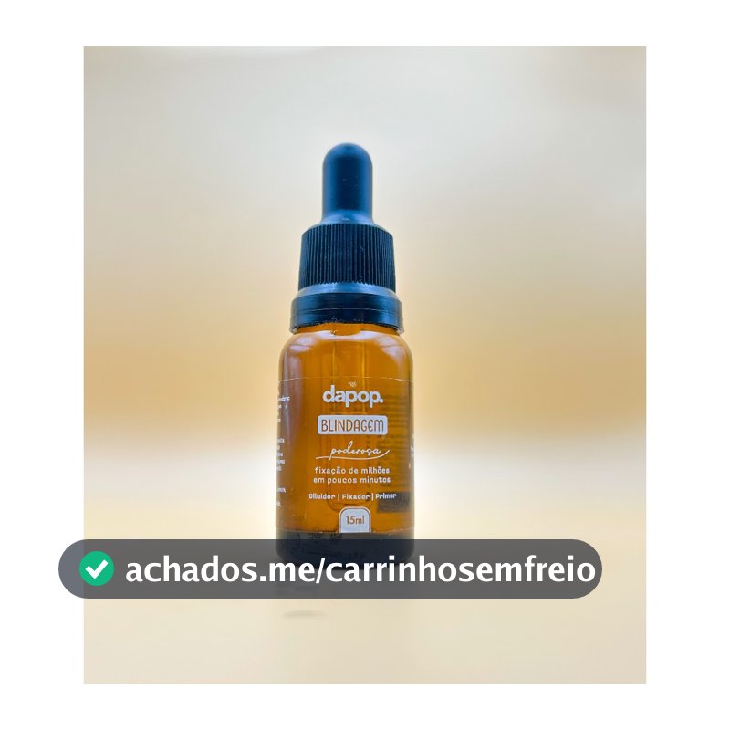 Blindagem Poderosa Dapop - Diluidor, Fixador e Primer 15ml