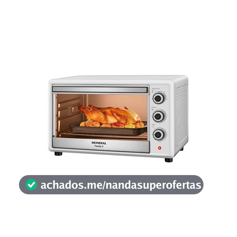 Forno Elétrico Mondial Frn-42-w Family ll 1600w  Branco - 127