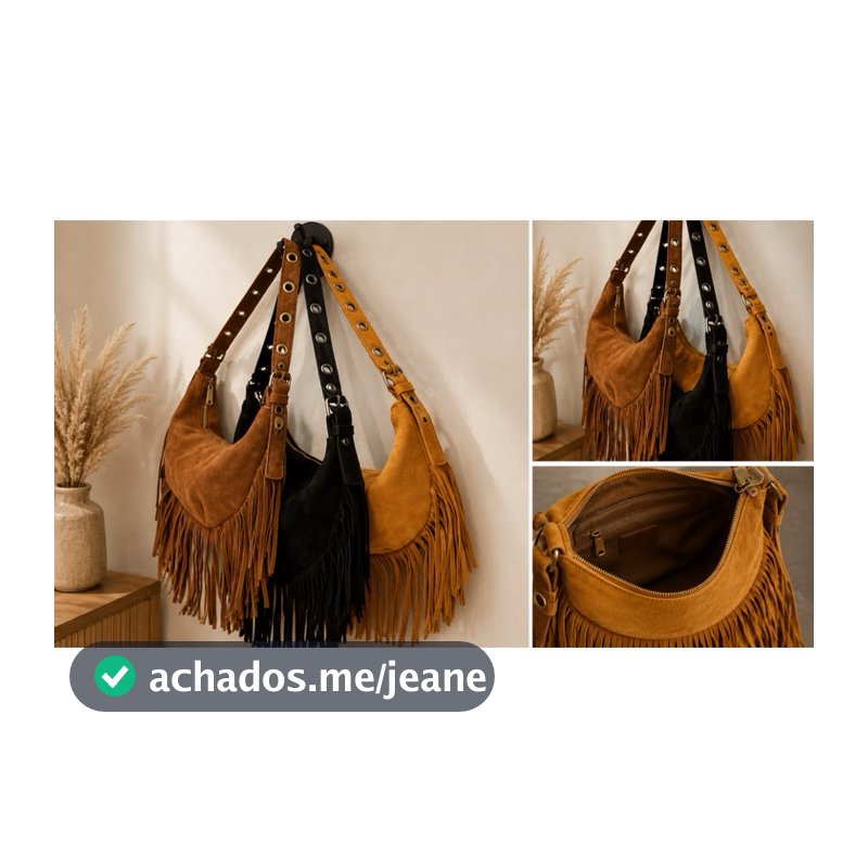 Bolsa Texana Franjas Festas Rodeios Cavalgada Estilosa