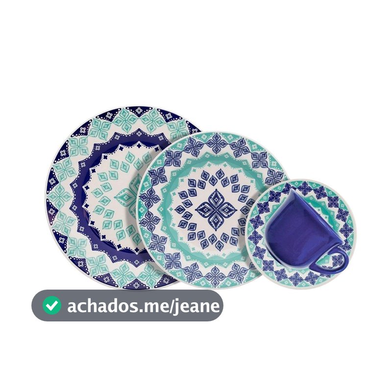 Aparelho de Jantar/Chá Biona Lola 16 Peças