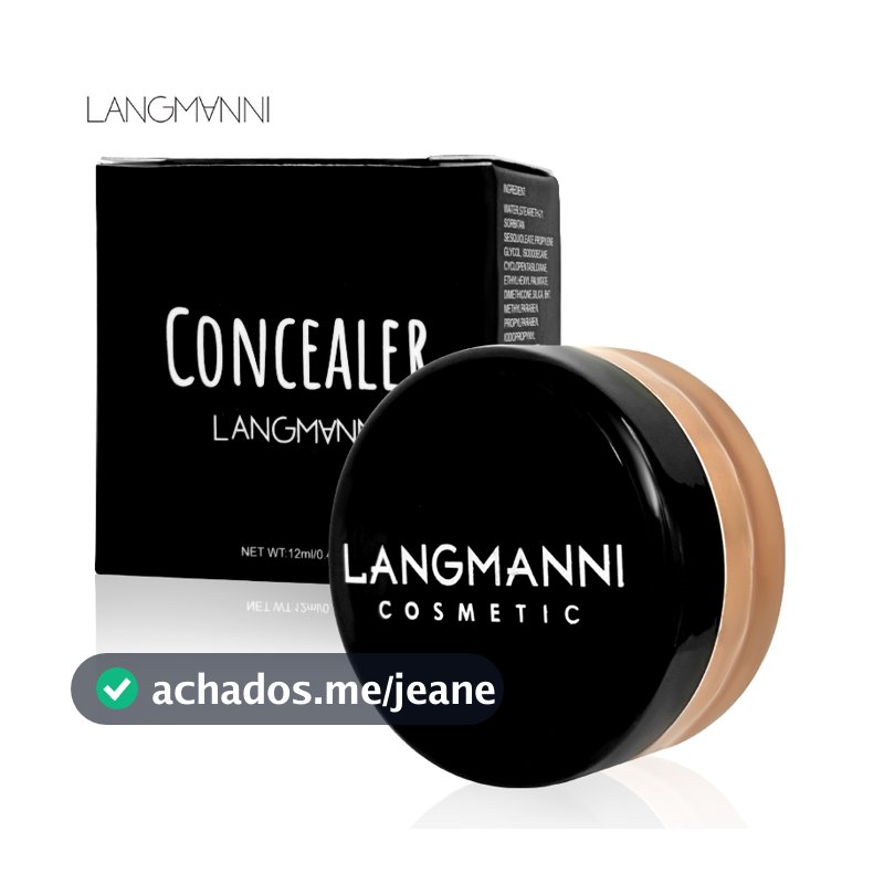 Base E Corretivo Líquido LANGMANNI 1PC-Cobertura Total , Fosca , À Prova D'água ; Hidratante , Iluminador , Ideal Para M