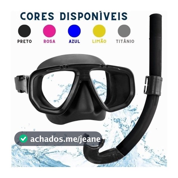 Snorkel E Oculos De Mergulho - Kit Mergulho 
Kit Snoke
