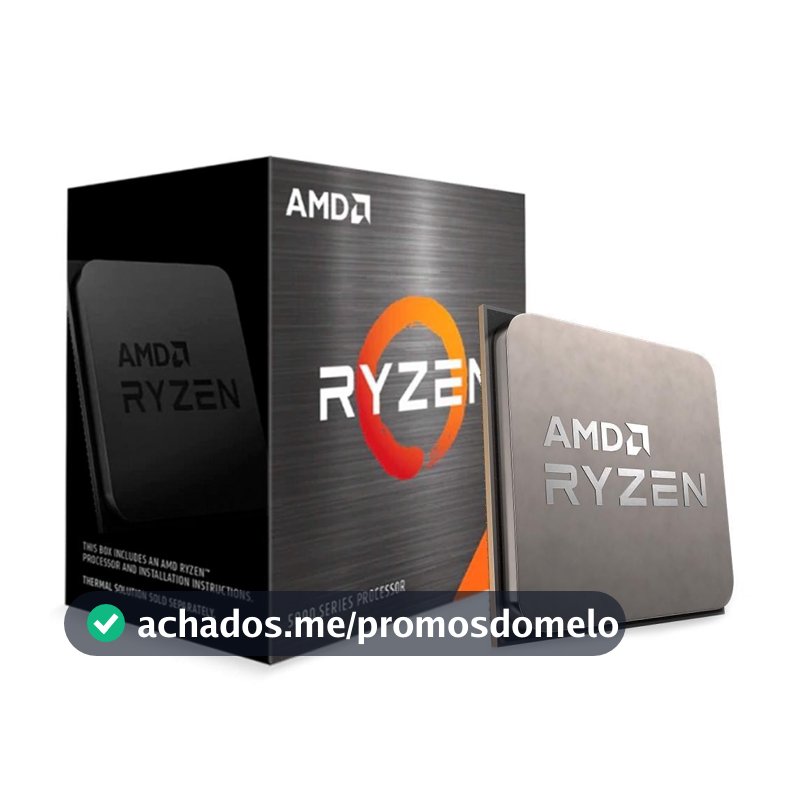 Processador AMD Ryzen 7 5700X AM4 3,4GHz 4,6GHz Turbo 8 Cores 16 Threads 36MB S/Cooler S/Vídeo 100-100000926WOF