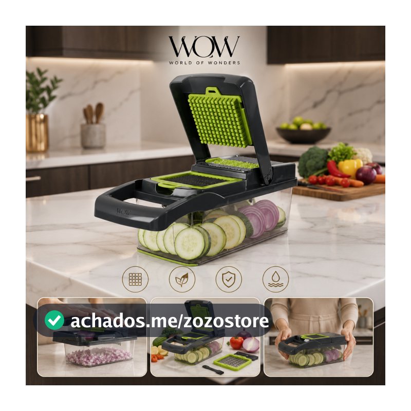 Kit Cortador De Legumes Ralador De Plastico Inox 12pçs