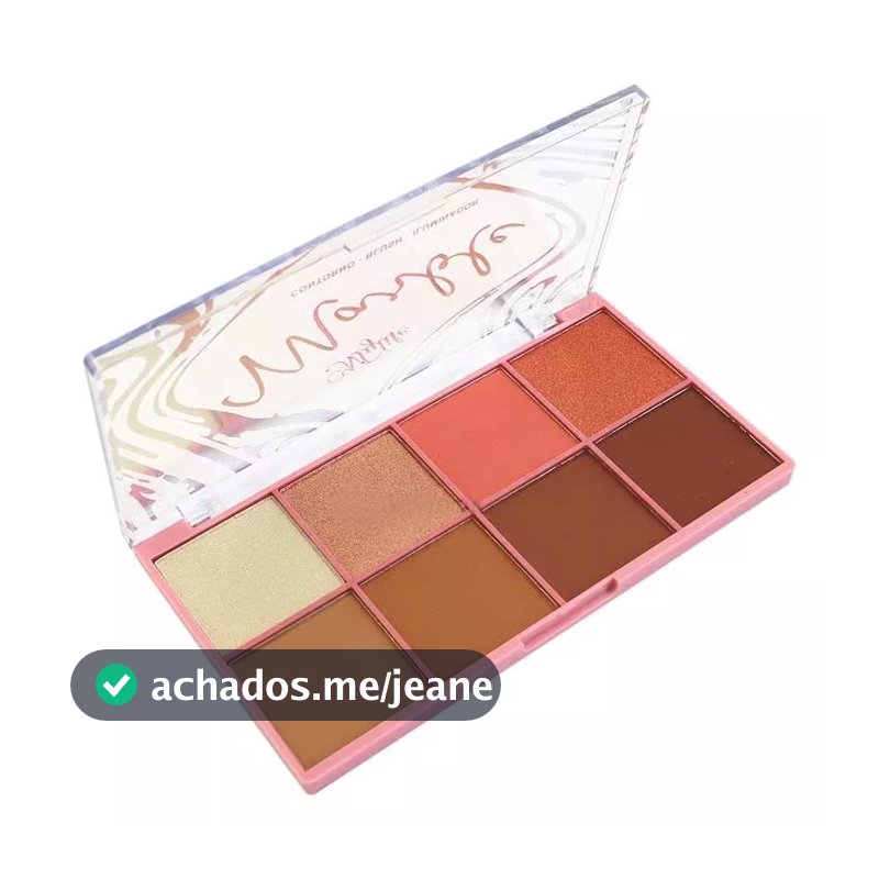My Life Paleta de Contorno Blush e Iluminador Marble  MY8313