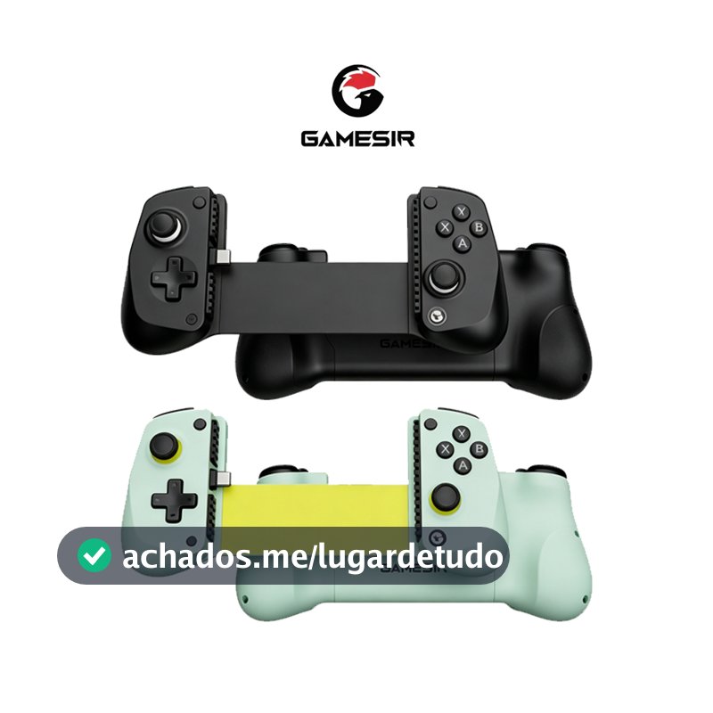Controle Gamepad GameSir X5 Lite USB-C para Android e iPhone 15/16 com Hall Effect Turbo Leve 135g