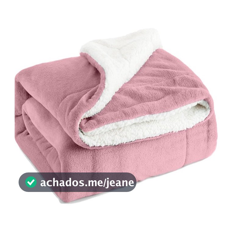 Cobertor de Bebe com Sherpa Dupla Face Coberdrom Maternidade Menino e Menina