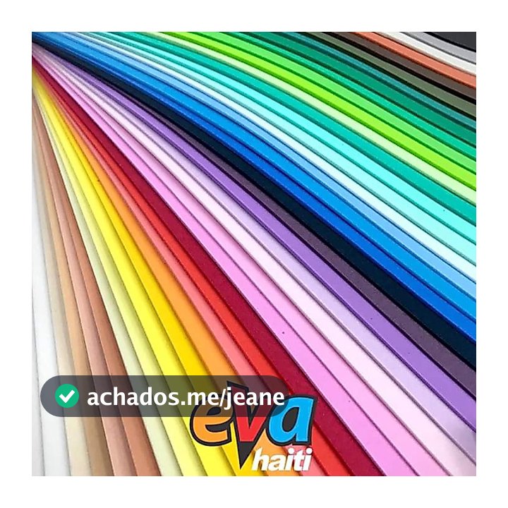 Eva Haiti, Pacote Com 10 Folhas 40x50 De 1.5mm.