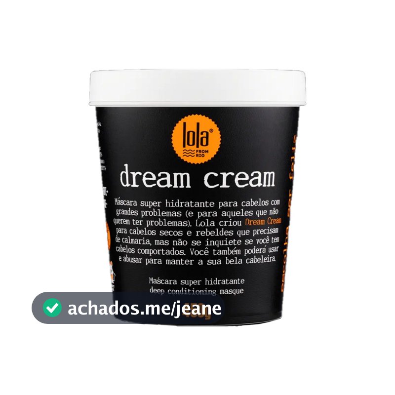 Máscara de Hidratação Lola Cosmetics Dream Cream 450g