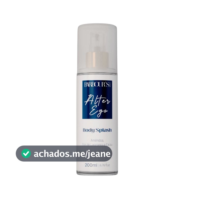 Body Splash Alter Ego Barbour's Beauty 200ml Fragrância Sofisticada Desodorante Corporal Colônia
