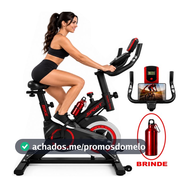 Bicicleta Ergometrica Spinning Academia Profissional Sport Com Sensor De Frequência Cardíaca