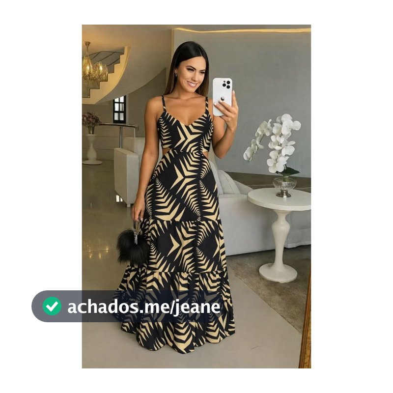 VESTIDO LONGO DUNA ESTAMPADO