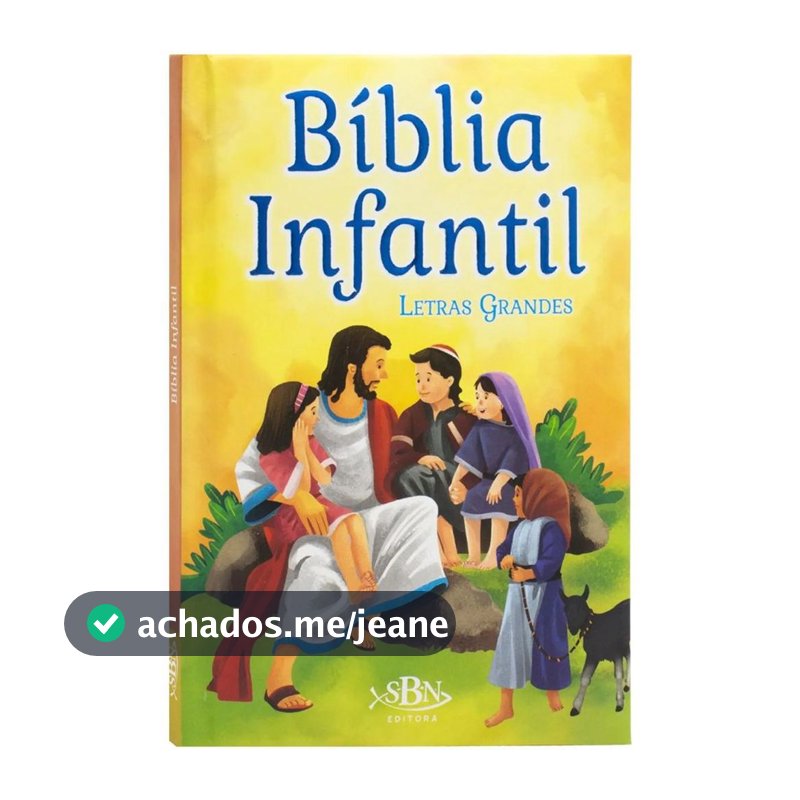 Bíblia Infantil Ilustrada Letras Grandes