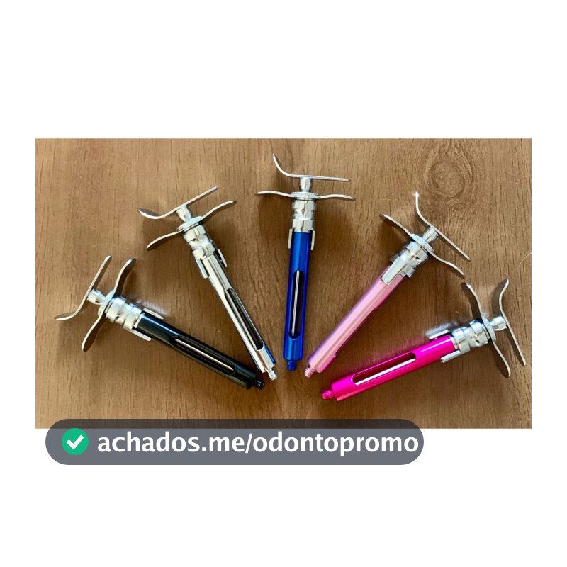 Seringa Carpule com Refluxo - Inox e Coloridas