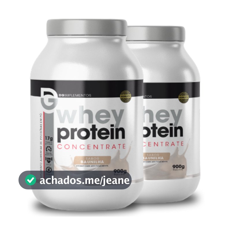 Kit 2x Whey Protein Concentrate 900g - DG Labs
