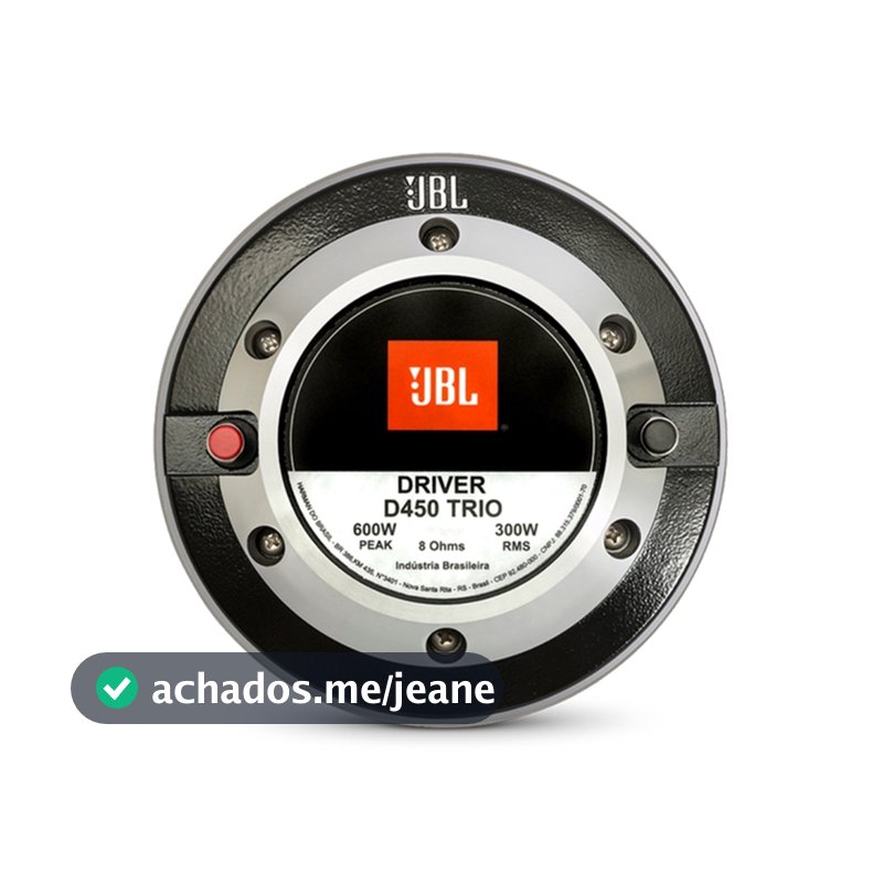 Driver Jbl Selenium D450 Trio 300W Rms 8 Ohms