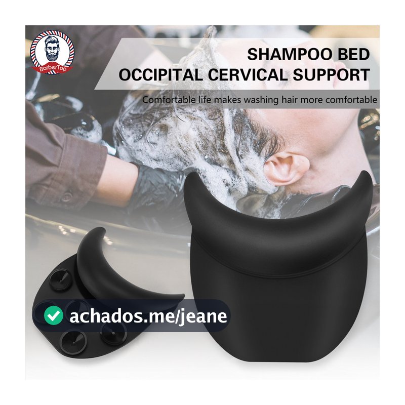 Travesseiro De Shampoo De Silicone Para Salão De Cabeleireiro , Almofada De Ombro E Pescoço , Acessórios De Beleza Com V