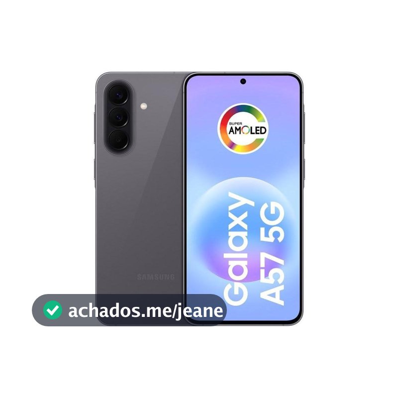 Celular Samsung Galaxy A57 5G 8GB RAM 6, 7" Câm Tripla + Selfie 12MP