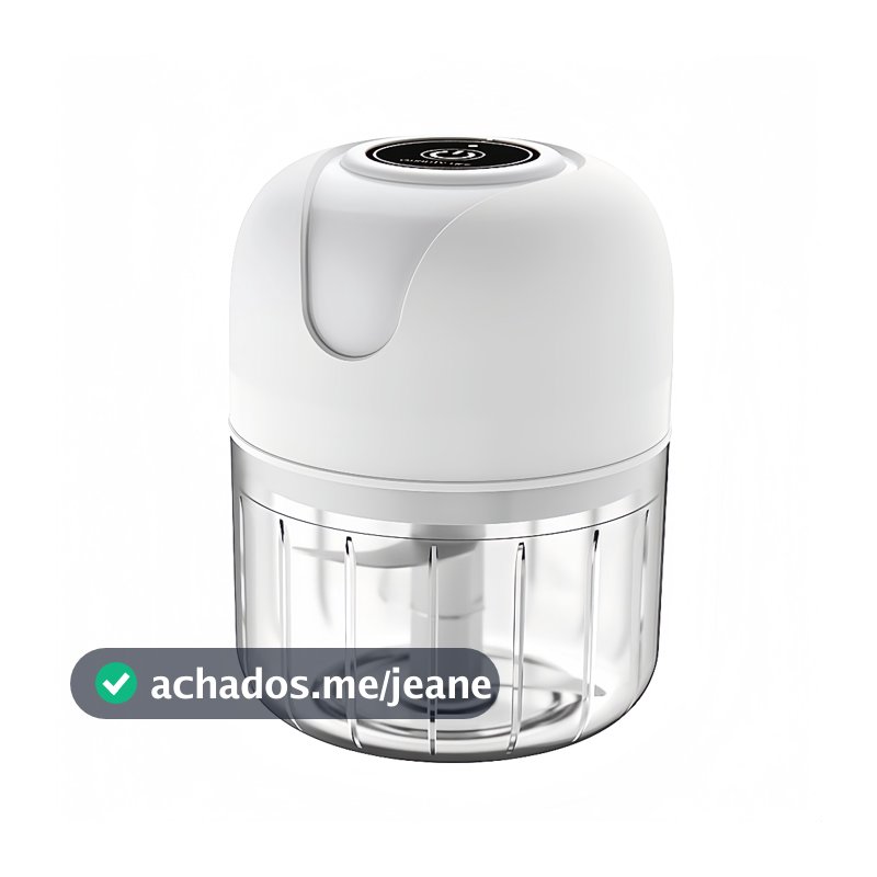 Mini Processador Triturador Sem Fio Elétrico 250ML De Alimentos Para Legumes Alho Gengibre Espremedor De Alho