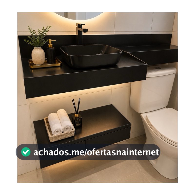 Kit Bancada em Porcelanato com Extensão - Várias Medidas