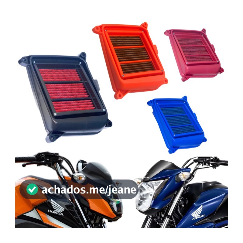 Filtro Do Grau + Tampa Moldura Externa Titan / Fan 150 / 160