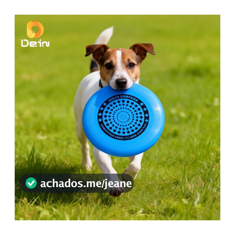 Disco Voador Esportivo 175g para Treino Lazer ao Ar Livre Brinquedo Interativo para Pessoas e Pets