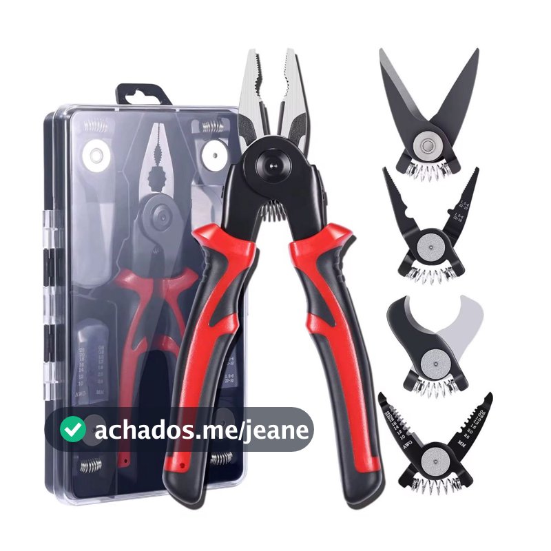KIT ALICATE UNIVERSAL MULTIFUNCIONAL 5 EM 1