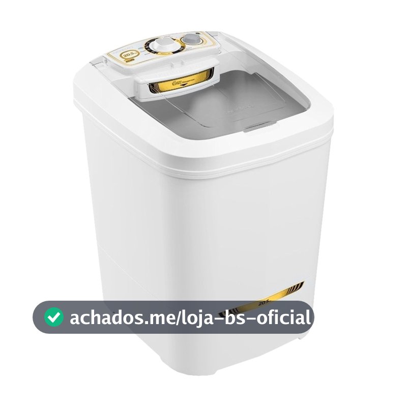 Tanquinho/Máquina de Lavar Roupas Semi-Automática 20,5Kg Newmaq Branca