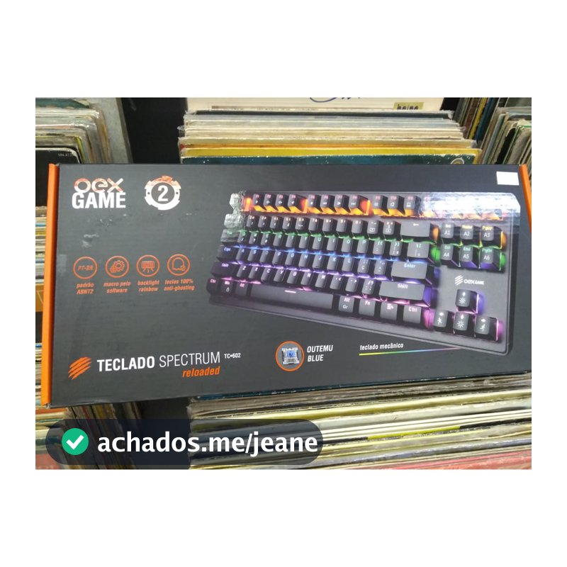 teclado gamer mecanico oexgames spectrum