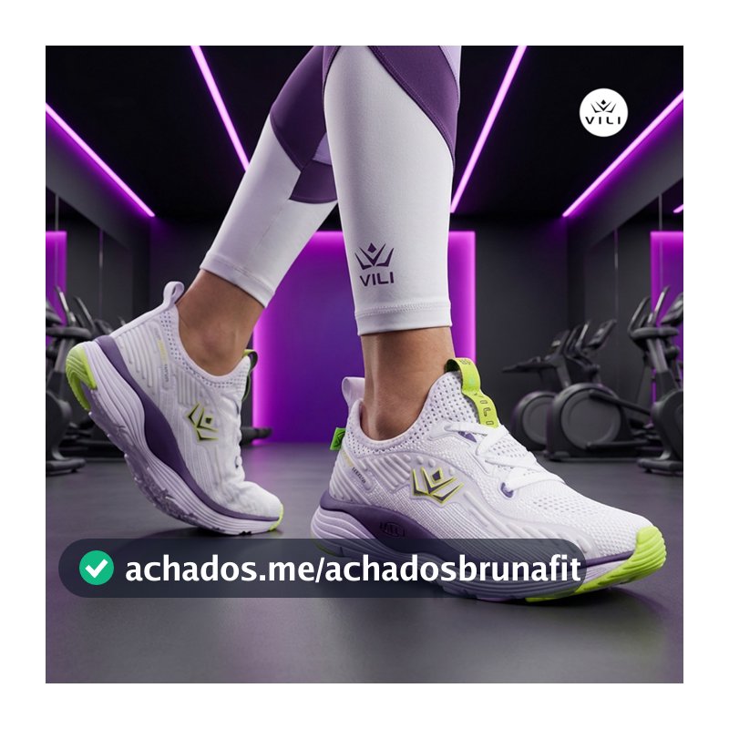 Tênis Feminino Vili All Journey Esportivo Academia Branco