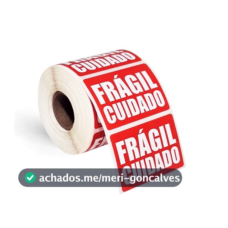 Etiquetas Cuidado Frágil 60x40 (6x4cm)