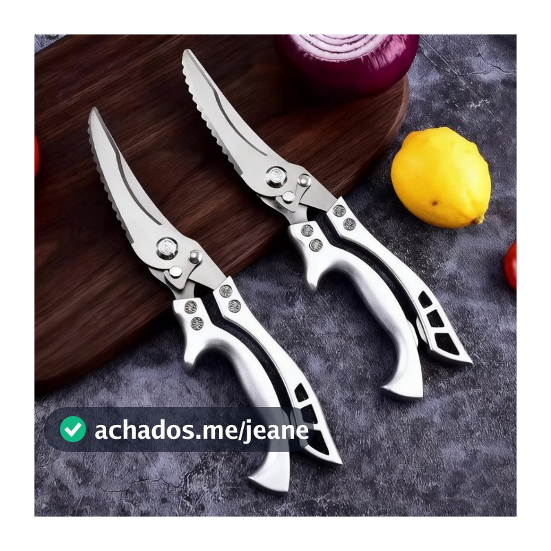 Tesoura Multifuncional Para Corte Alimentos Legumes Peixes Frangos Verdura