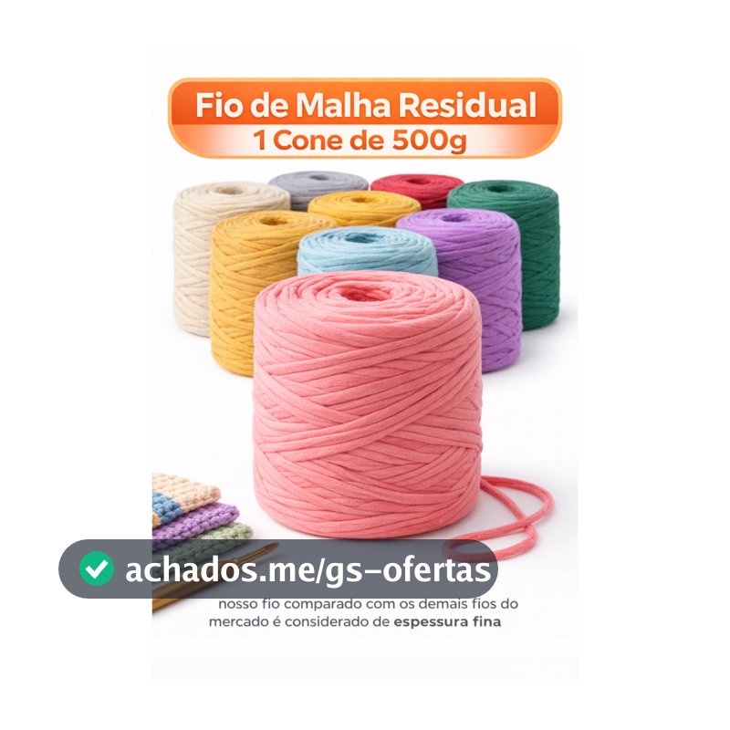 Fio de Malha Residual 1 cone de 500g