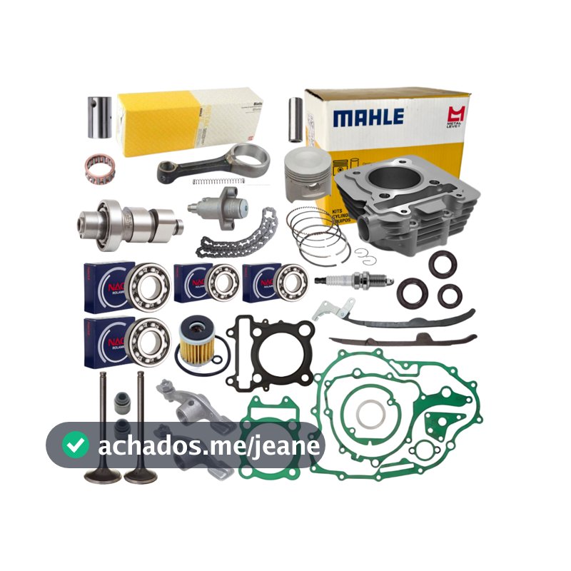 Kit Cilindro Motor Metal Leve Fazer 250 Lander 250 Ténéré 250 Biela Rolamentos