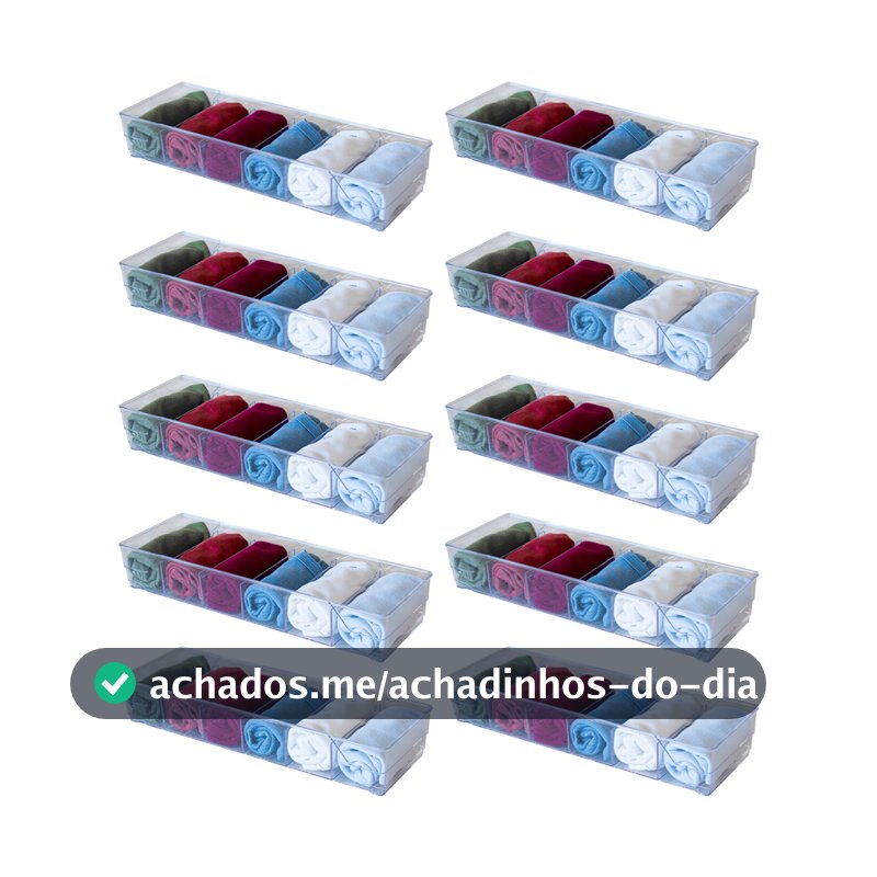 Kit 10 Colmeia Organizadora De Calcinhas Organizador De Meias Atacado Acrílico Amobox