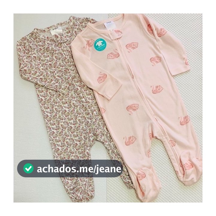 Kit Macacão Child of Mine Carters RN a 9 meses Bebê Menina