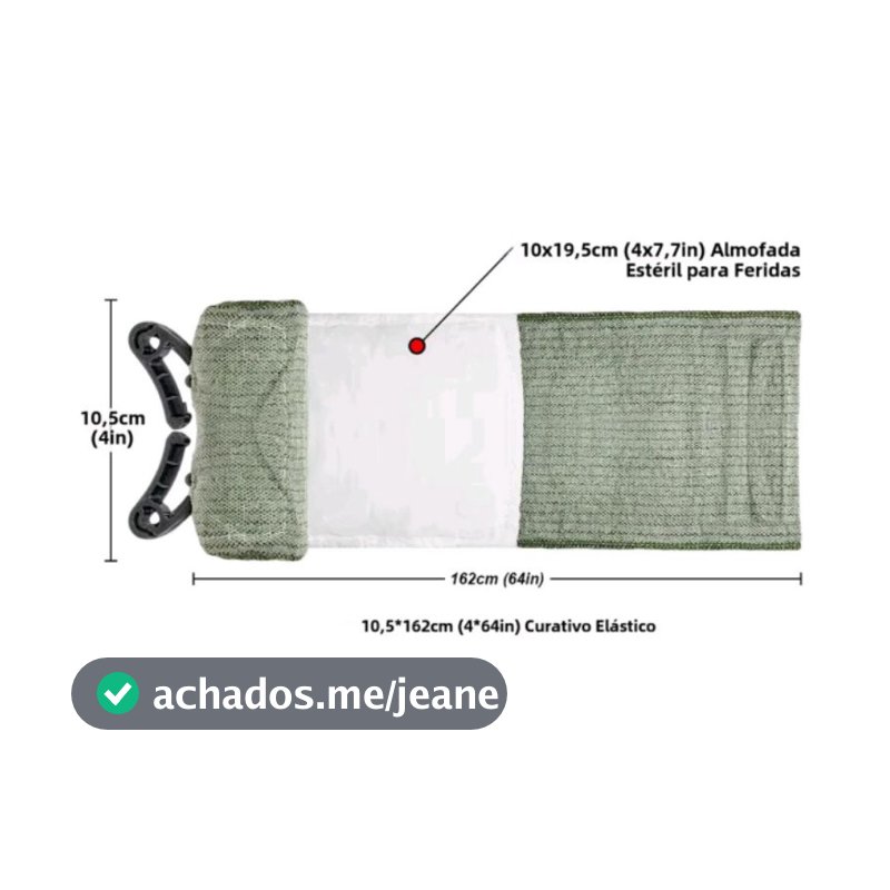 Bandagem Israelense Aph Tático Primeiro Socorros Estéril