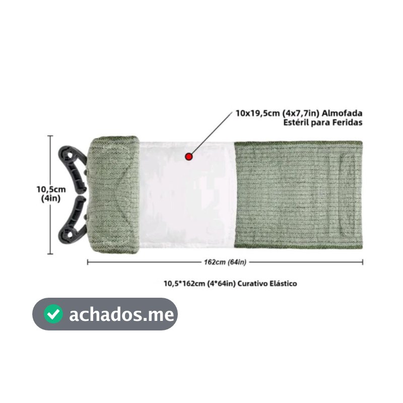 Bandagem Israelense Aph Tático Primeiro Socorros Estéril
