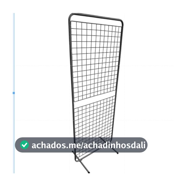 Biombo de Chão Expositor Aramado 1 Unidade- PRETO