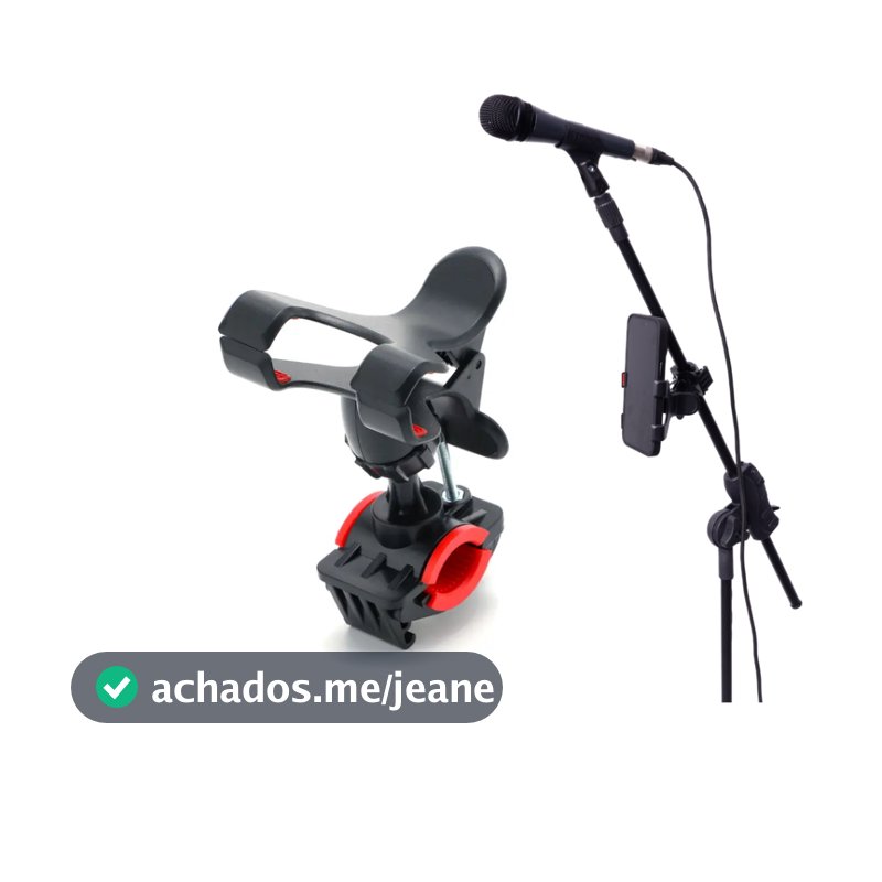 Suporte de Celular Para Pedestal de Microfone