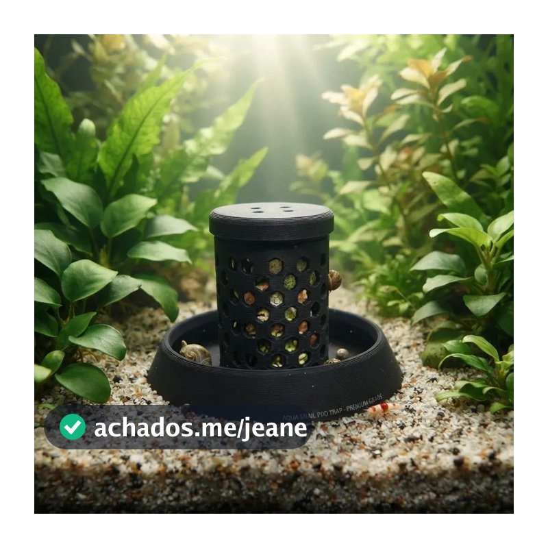 Armadilha para Caramujos e Caracóis Aquário Snail Trap Premium