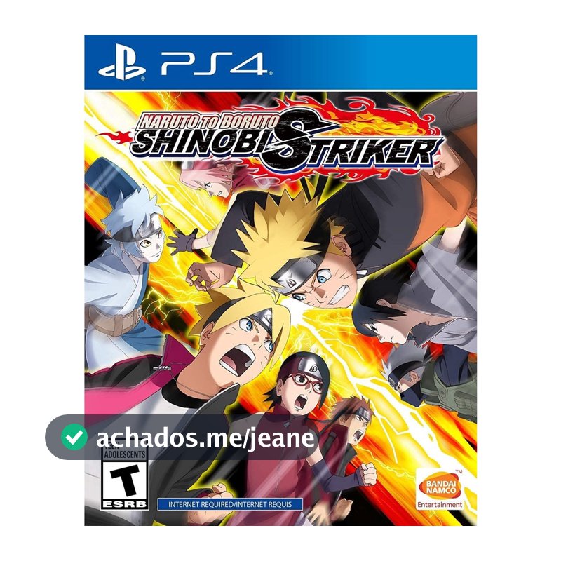 Naruto to Boruto: Shinobi Striker PS4 Mídia Física