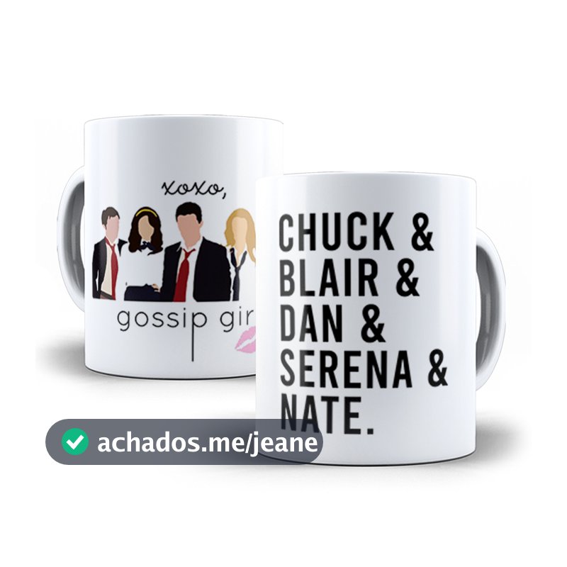 Caneca Gossip Girl Série Modelo 20
