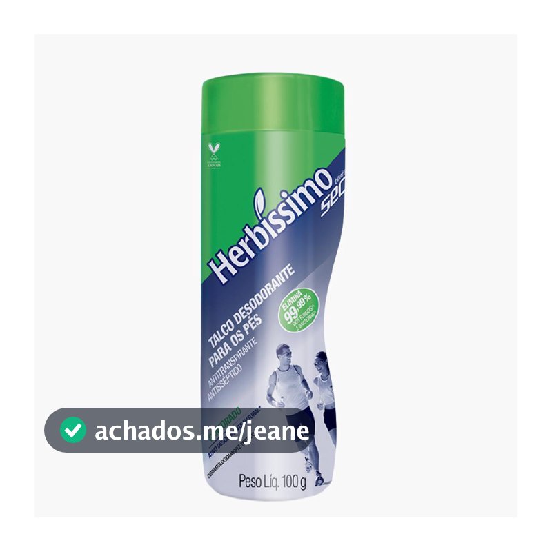 Talco Herbíssimo SEC Canforado 100g