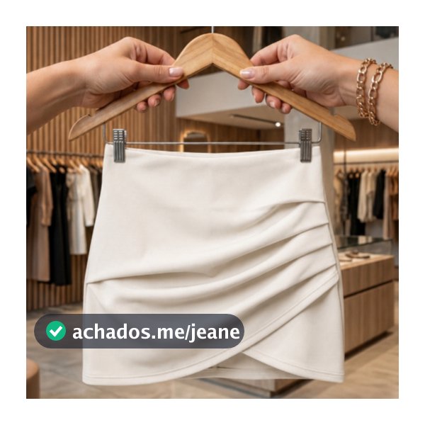 Short Saia Feminino Cintura Alta Tendencia Moda casual Com Layca