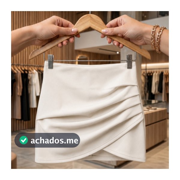 Short Saia Feminino Cintura Alta Tendencia Moda casual Com Layca